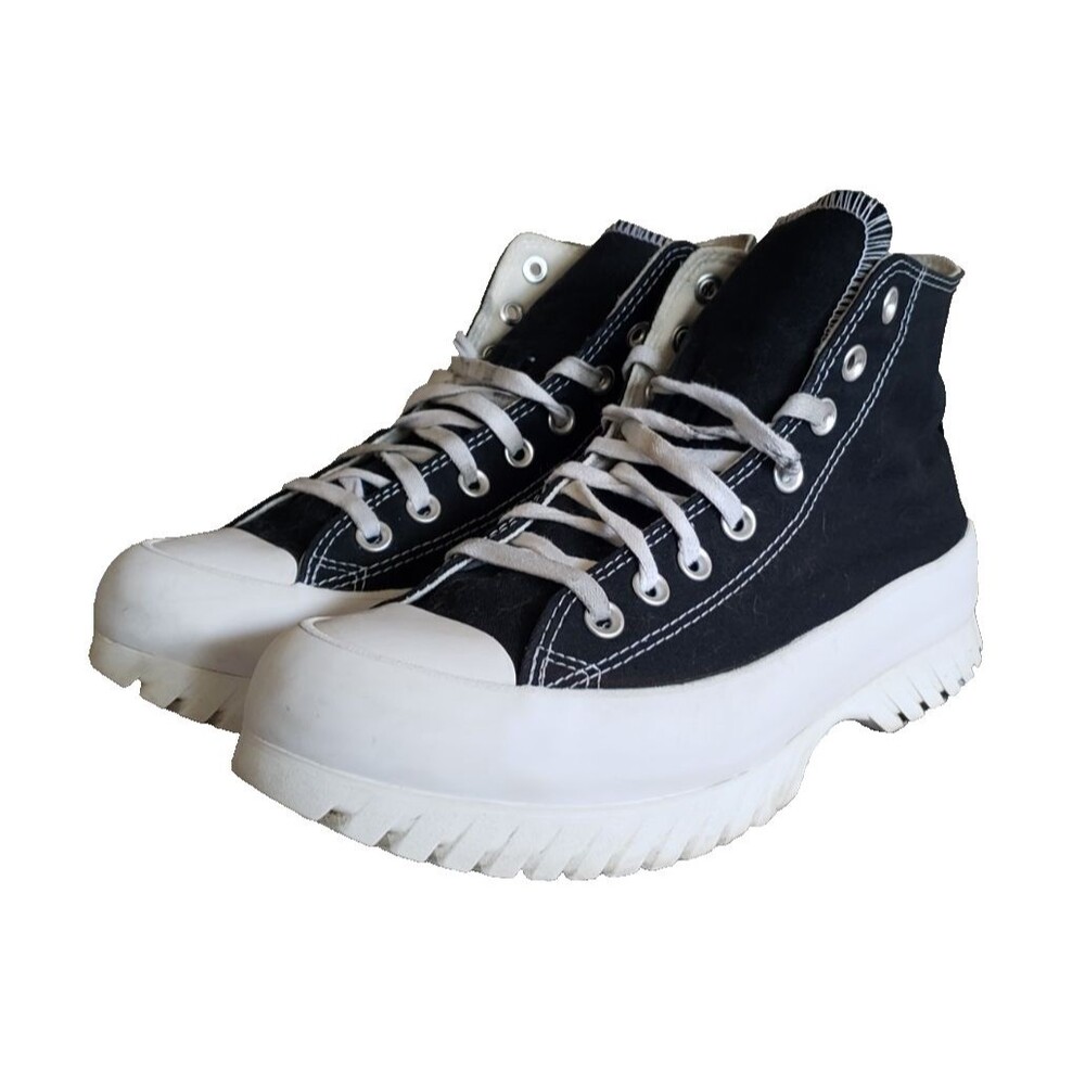 Converse Chuck Taylor All Star Lugged 2.0 Black Egret White High Top M8.5/ W10.5